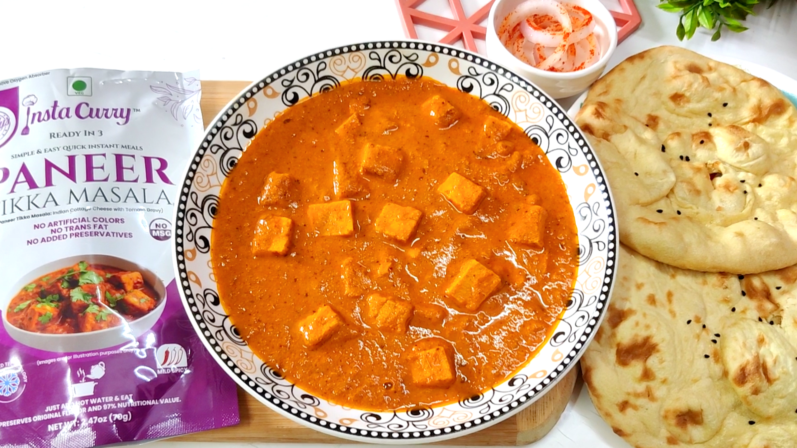 Paneer Tikka Masala – Creamy Tomato Curry 2 Servings. | Just Add Hot Water.