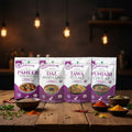 Taste of India Starter Pack 8 Servings Includes: • Tawa Pulao • Paneer Tikka Masala • Dal Makhani • Punjabi Cholay