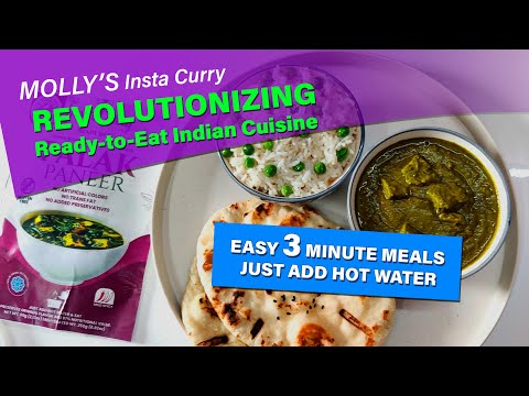 Palak Paneer – Spinach & Cheese Curry. 2 Servings | Just Add Hot Water | Ready in Minutes