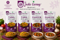 Tawa Pulao & Paneer Tikka Masala 4-Pack | 8 Servings | Just Add Hot Water |